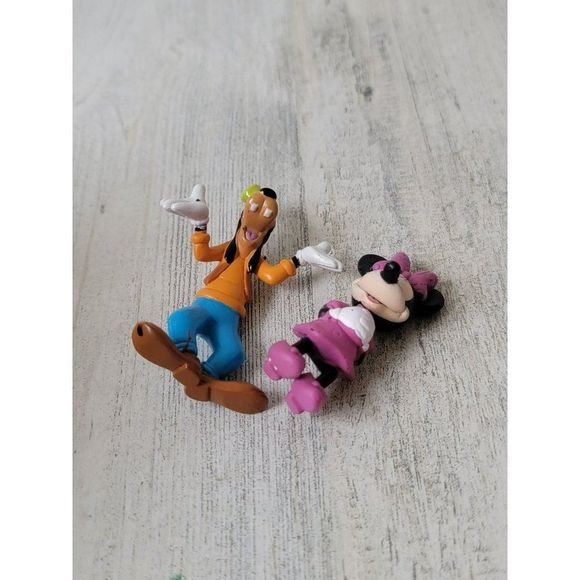 Happy Goofy Minnie Mouse set toy figure play - Picture 4 of 7